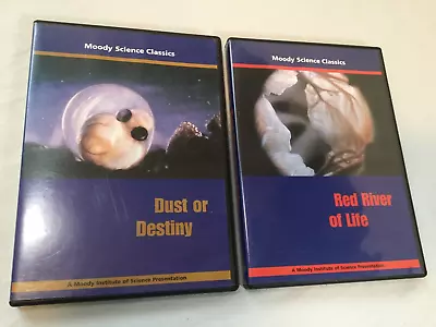 2 DVD Lot Moody Science Classics Dust Or Destiny +  Red River Of Life Creation • $14.99