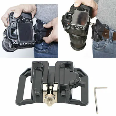 Camera Waist Belt Buckle QR Belt Holster Waist Shoulder Strap Buckle Button GB • £5.87