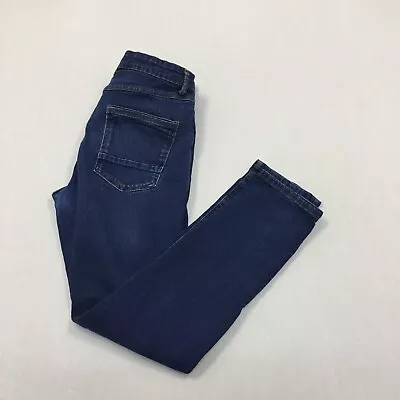 Next Jeans Mens W34 L30 Stretch Slim Straight Fit Denim Blue • £9.99