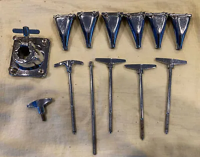 Vintage Drum Parts Lot Hardware Pearl Tension Rods Mount Bass Drum Claws • $12.50