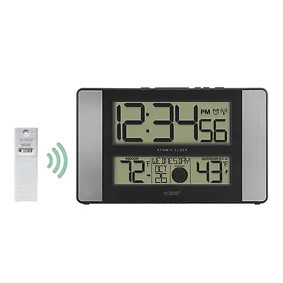 513-1417AL La Crosse Technology Atomic Digital Wall Clock TX141-BV2 - Open Box • $29.95
