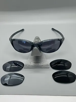 Vintage Oakley Five 2.0 Crystal Black W/ Black  Iridium Lenses! • $171.12