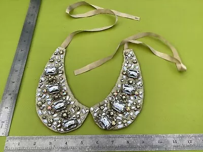 Miss Selfridge Gold Silver Ab Jewells Jewelled Collar Necklace Ladies Wedding • £9.99