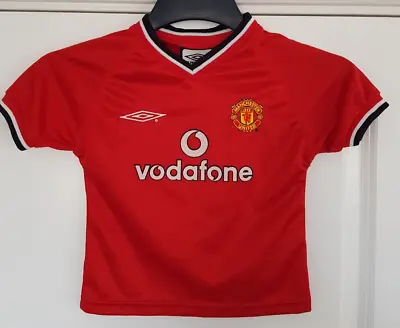 Manchester United FC Football Shirt 2000-2002 Seasons Size Children / Toddler • $15.79