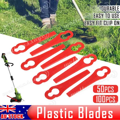 100PCS Blades For KULLER BOSCH OZITO Garden Yard Plastic For Grass Trimmer New • $12.25