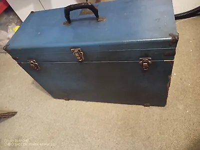 Huge Vintage Vacuum Tube Caddy Salesman Carrying Case Wood Box With Handle • $249