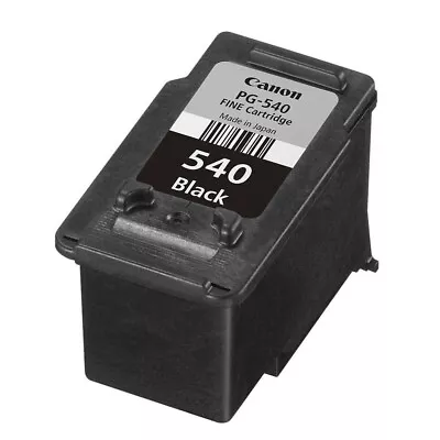 £19.49 • Buy Canon PG540 Black Ink Cartridge For PIXMA MG2150 MG2250 MG3150 MG3250 MG3255