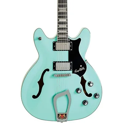 Hagstrom Viking Limited-Edition Semi-Hollow Electric Guitar Aged Sky Blue • $799.99