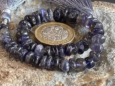 Iolite* - Semi Precious - Gemstone Beads - 21cm Strand - Jewellery Making • £16.25