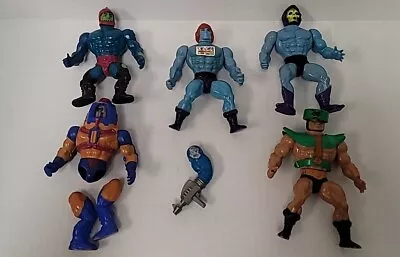 Lot Of 5 Vintage 1980's He-Man Masters Of The Universe Figures SOLD AS IS PARTS  • $17.99