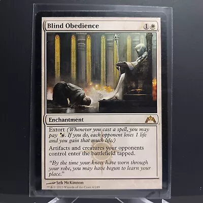 MTG Blind Obedience Gatecrash 6/249 Regular Magic Enchantment Card • $1.20