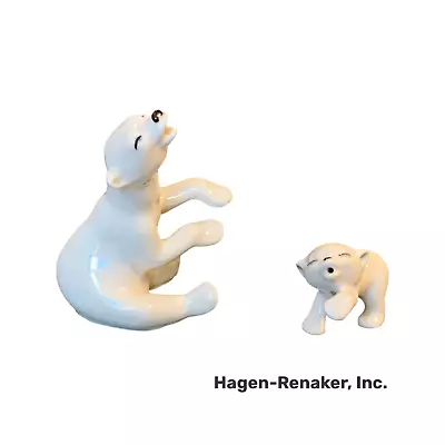 Hagen-Renaker - Piano Bear & Piano Bear Cub Miniature Figurine Set Vintage • $24.50