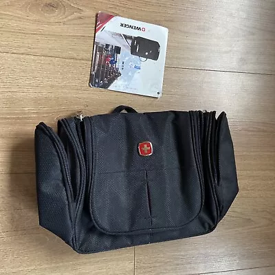 £25 • Buy Wenger Swiss Premium Hanging Multi Compartment Toiletry Wash Bag With Hook