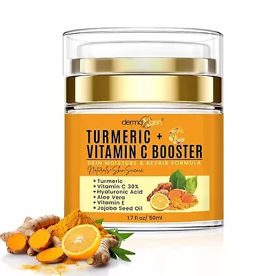 Turmeric + 30% Vitamin C Face Glow Booster Moisturizer & Skin Repairing Cream • $18.95