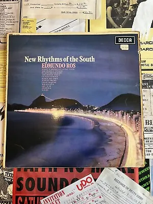 EDMUNDO ROS - NEW RHYTHMS OF THE SOUTH - ORIGINAL RED DECCA - 1st PRESS LP VINYL • £9.95