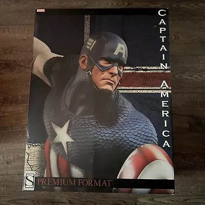 Captain America Statue Premium Format Allied Charge On Hydra Sideshow Exclusive • $449.99