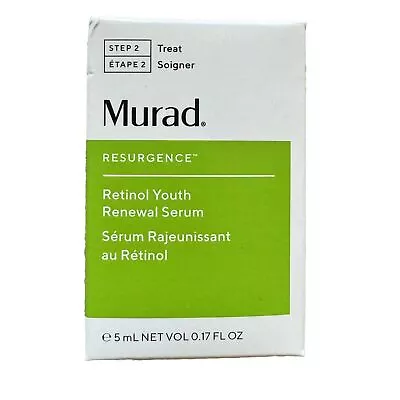 Murad Resurgence Retinol Youth Renewal Serum 0.17 Oz / 5 ML Travel Size • $8