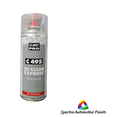 HB 495 Express 2k Semi Gloss CLEAR TOUCH UP Spraycan/Aerosol AUTO PAINT TOP COAT • $29.90