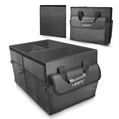 Trunk Organizer Collapsible Cargo Storage Fold Box Bin Bag With Lid For Car SUV • $45.99