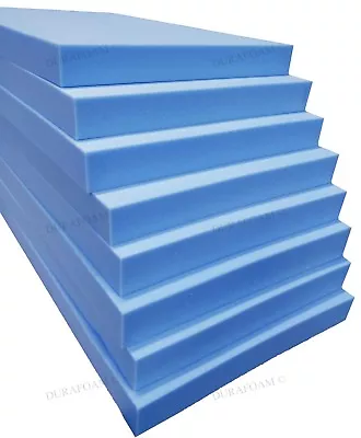 £28 • Buy HIGH DENSITY BLUE UPHOLSTERY FOAM - Select Your Sizes From The Listing In CM