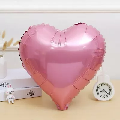 Pink Heart Foil Balloon 18inch 5pcs • $5.99