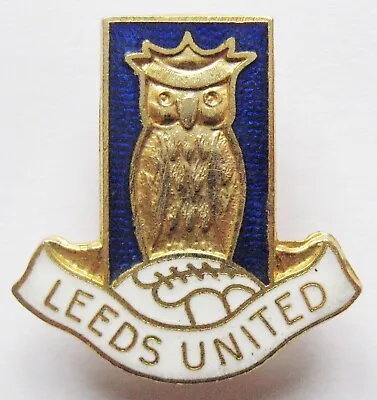 LEEDS UNITED - Excellent Vintage Enamel Football Pin Badge By Coffer • £14.99