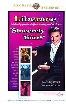 Sincerely Yours (Liberace)   (DVD) Region Free  -  Sealed • £12.99