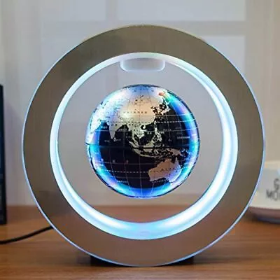 £62.84 • Buy Magic Round Floating Globe World Map Magnetic Levitation LED Light Anti Gravity