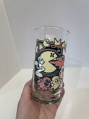 Vtg 1982 Bally Midway PAC-MAN Arcade Video Game 5.4  Tall Drinking Glass RARE! • $12