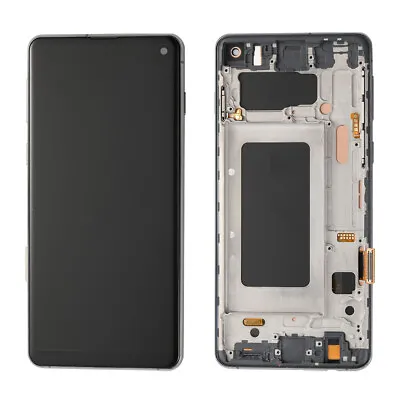 For Samsung Galaxy S10 G973 LCD Display Touch Screen Replacement Black Frame • $54.46