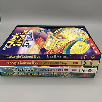 Scholastic The Magic School Bus Lot Of 4 Educational DVDs For Kids/Children PBS • $13.99