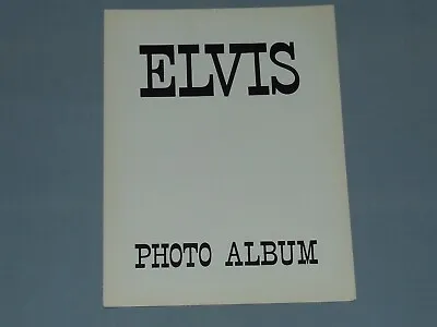 1970's Elvis Souvenir Tour  Photo Album  Sold Outside Of Arena In Parking Lots • $19.99