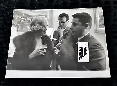 MARILYN MONROE 1959 Original Photo French Embassy N.Y. -PARIS-MATCH (Stamp) 1/1 • $548.71