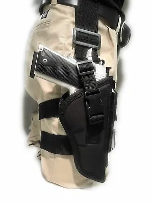 Tactical Drop Down Leg Holster For Smith & Wesson M&P Sigma 409mm With Laser • $29.90