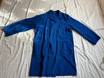 Lelp Vintage Men’s French Long Chore Coat Blue Baumwolle Cotton • $95