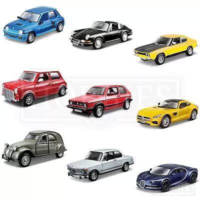 £15.49 • Buy Bburago 1:32 Classic Diecast Model Cars Ford Capri Porsche BMW Citroen Mini Golf