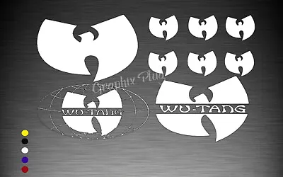 Wu Tang Street Wear Set Vinyl Decal Sticker Set  X9 • $5.75