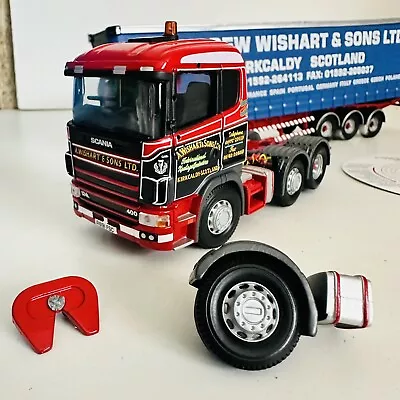 Corgi 1:50 Scale A Wishart & Sons Scania Truck & Trailer Model *DAMAGED* CC12201 • £12.50