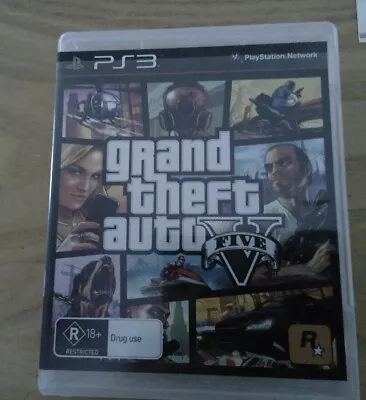 Grand Theft Auto V (PlayStation 3 2013) Complete With Fold Out Map And Manual • $9