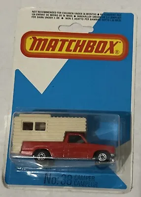 Vintage 1980 Matchbox Ford Camper Truck No.38 Sealed On Card • $80