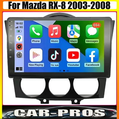 2+32G Android 13 Car Stereo Radio For Mazda RX-8 2003-2008 GPS Navigation • $135.99