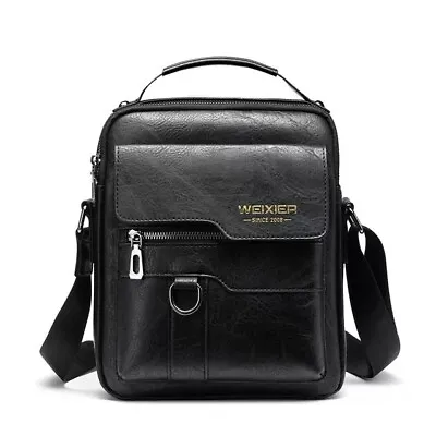 Weixier Messenger PU Leather Business Travel  Mens Crossbody Shoulder Bag • $19.90