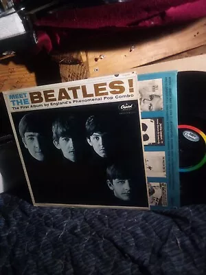 Meet The Beatles 1964 T2047 Record & Vinyl Excellent First Capitol Mono Release  • $95