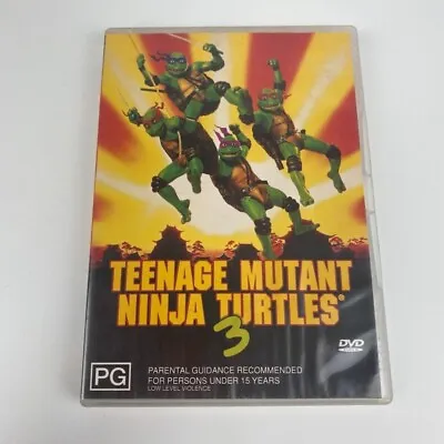 Teenage Mutant Ninja Turtles 3 - Turtles In Time (DVD 1992) • $4.99