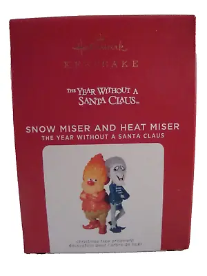 2021 Hallmark Year Without A Santa Claus Snow Miser And Heat Miser Ornament New • $49.95