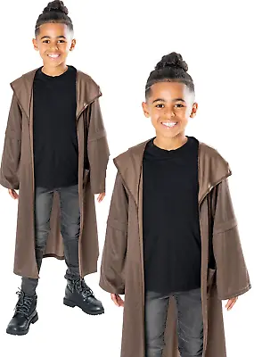 Obi-Wan Kenobi Robe Star Wars Boys Kids Fancy Dress Costume Book Day • £13.99