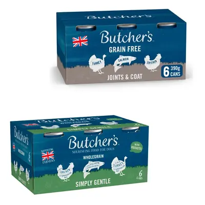 Butcher's Dog Food Can Recipe's Various Types Packed With Vitamins 6x390g • £11.69