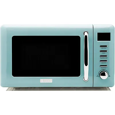 Haden Vintage Retro 0.7 Cu Ft 700W Countertop Microwave Oven Blue (Open Box) • $75.27