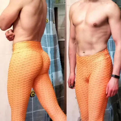 $15.79 • Buy Men's Compression Pants Training Fitness Sports Leggings Jogging Sportswear Yoga