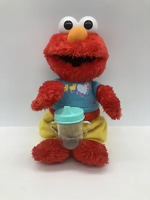 Hasbro Sesame Street Potty Time Elmo Talking Plush Doll Toy 11  TESTED! • $18.27